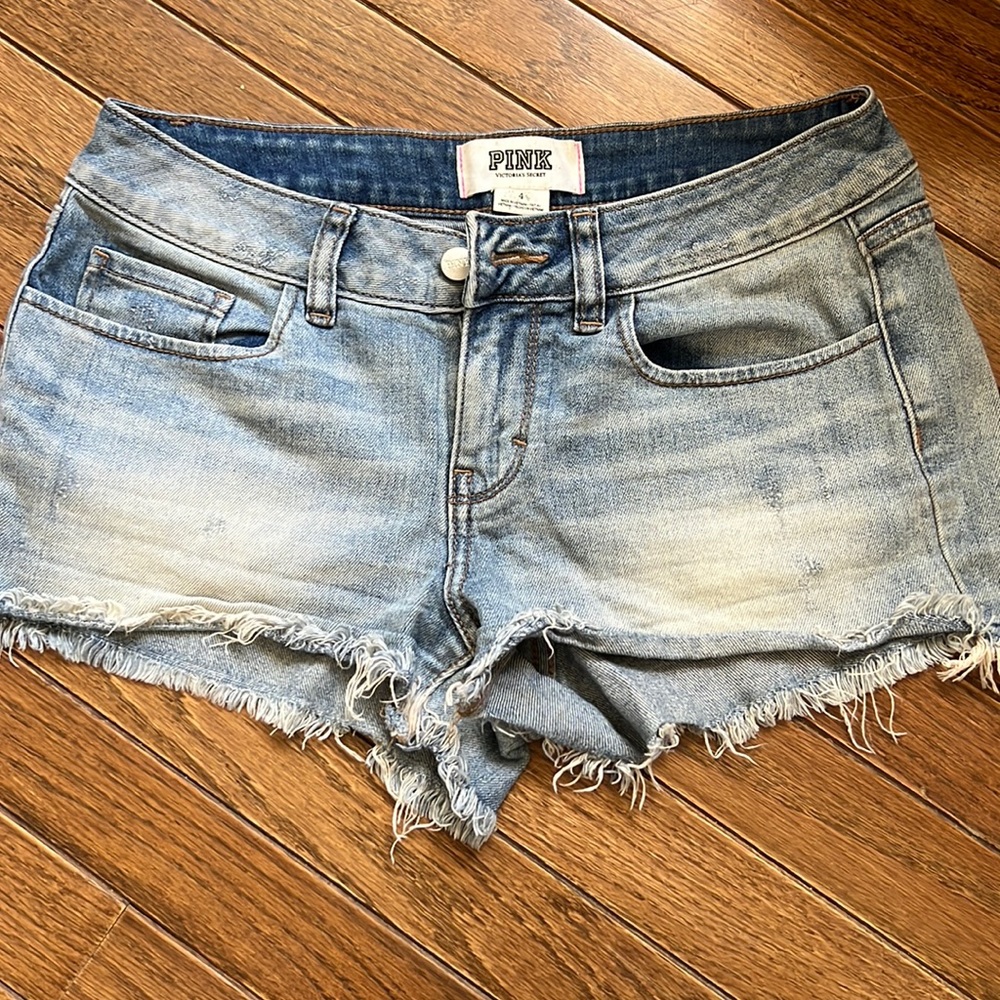 Pink Cutout Shorts